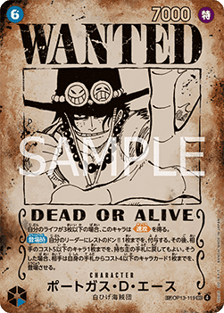 Portgas.D.Ace Wanted (OP13-119)